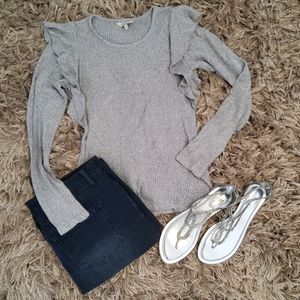 Lucky Brand Gray Sweater